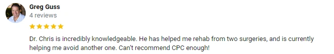 Chiropractic Thousand Oaks CA Greg Testimonial